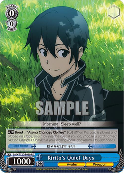 Kirito's Quiet Days [Sword Art Online Chronicle Set] - POKÉ JEUX