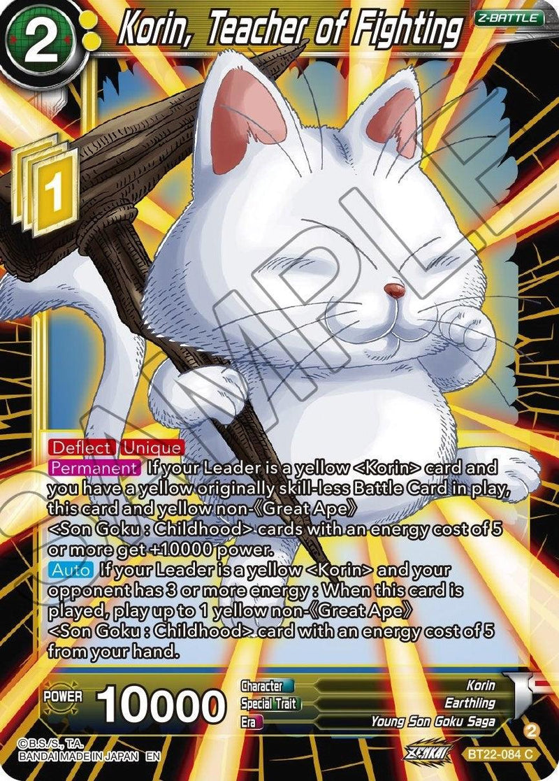 Korin, Teacher of Fighting (Bt22-084) [Critical Blow] - POKÉ JEUX