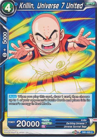 Krillin, Universe 7 United (DB1-025) [Dragon Brawl] - POKÉ JEUX