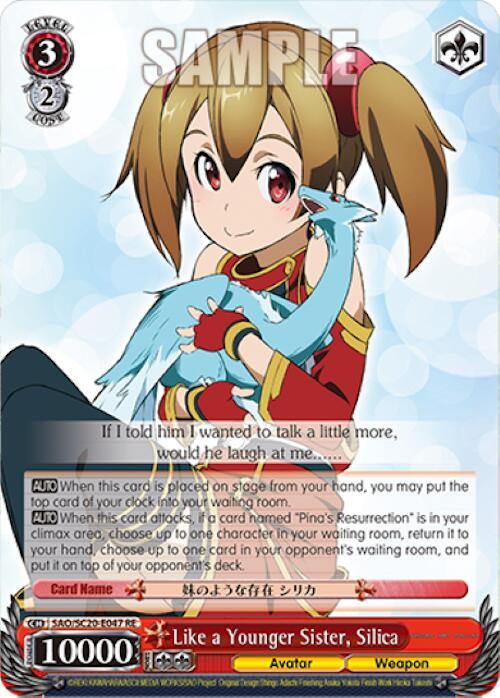 Like a Younger Sister, Silica [Sword Art Online Chronicle Set] - POKÉ JEUX