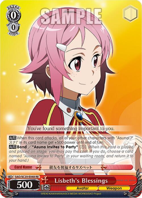 Lisbeth's Blessings [Sword Art Online Chronicle Set] - POKÉ JEUX