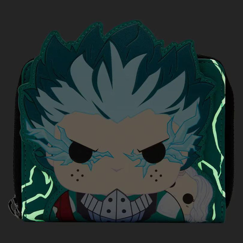 Loungefly - My Hero Academia Pop! Infinite Deku Cosplay Glow-in-the-Dark Wallet - POKÉ JEUX