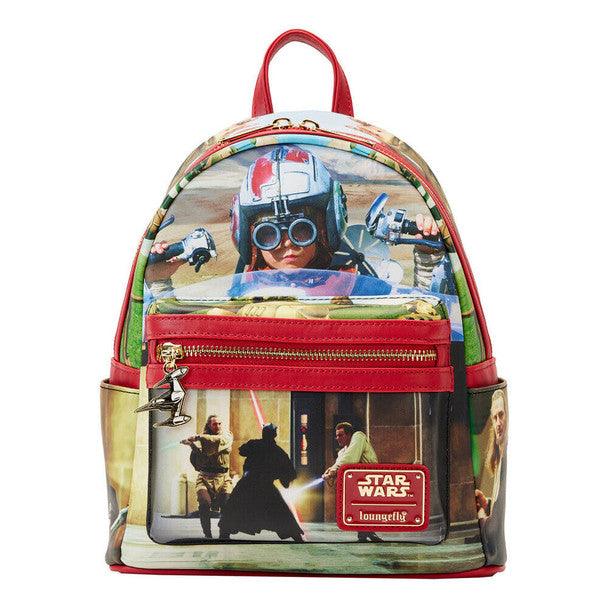 Loungefly - Star Wars Phantom Menace Mini-Backpack - POKÉ JEUX