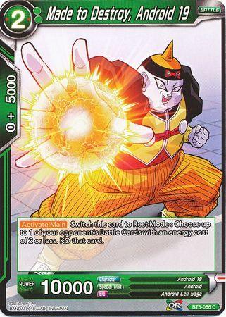 Made to Destroy, Android 19 (BT3-066) [Cross Worlds] - POKÉ JEUX