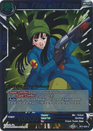 Mai, Filled with Energy (BT7-034_PR) [Assault of the Saiyans Prerelease Promos] - POKÉ JEUX