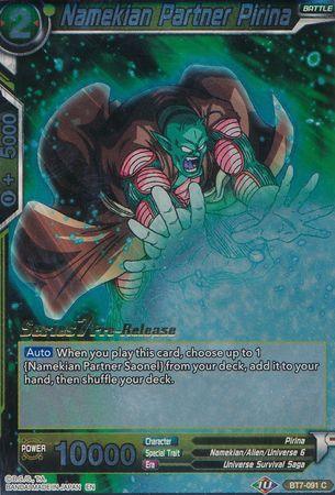 Namekian Partner Pirina (BT7-091_PR) [Assault of the Saiyans Prerelease Promos] - POKÉ JEUX