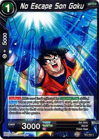 No Escape Son Goku (TB3-065) [Clash of Fates] - POKÉ JEUX