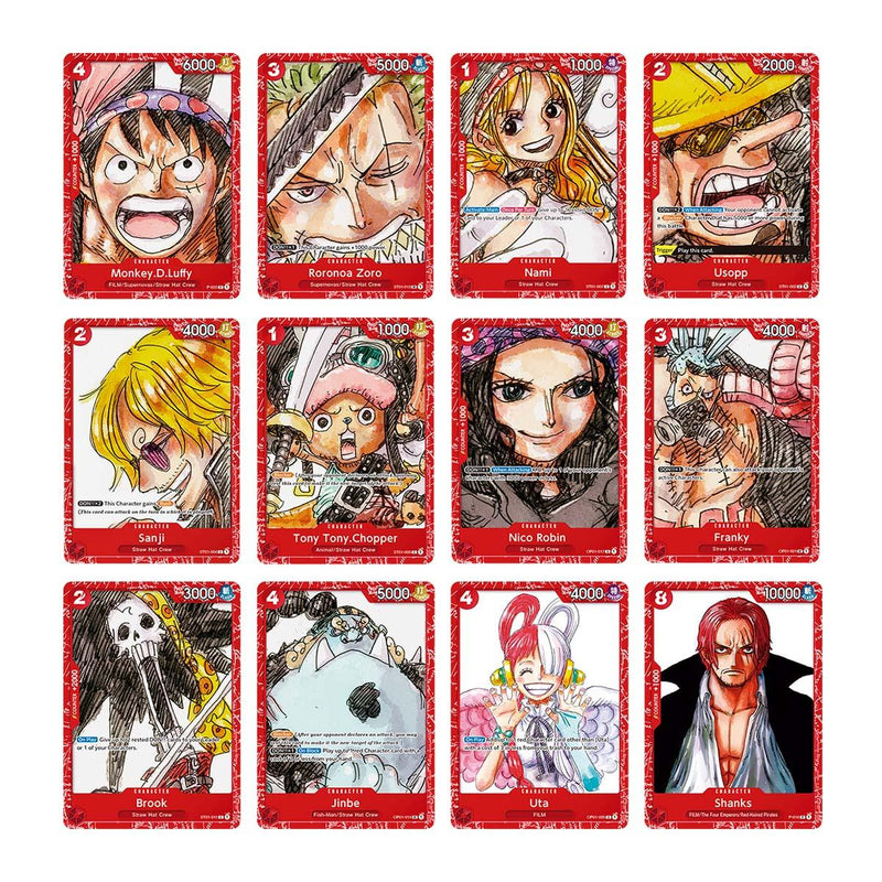 One Piece Playing Cards - Premium Card Collection - Film Red edition - POKÉ JEUX