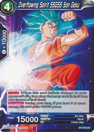 Overflowing Spirit SSGSS Son Goku (BT1-032) [Galactic Battle] - POKÉ JEUX