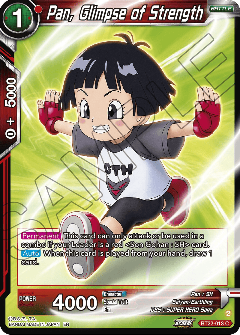 Pan, Glimpse of Strength (BT22-013) [Critical Blow] - POKÉ JEUX