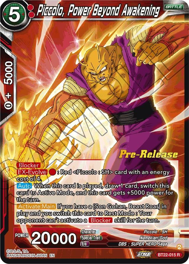 Piccolo, Power Beyond Awakening (BT22-015) [Critical Blow Prerelease Promos] - POKÉ JEUX