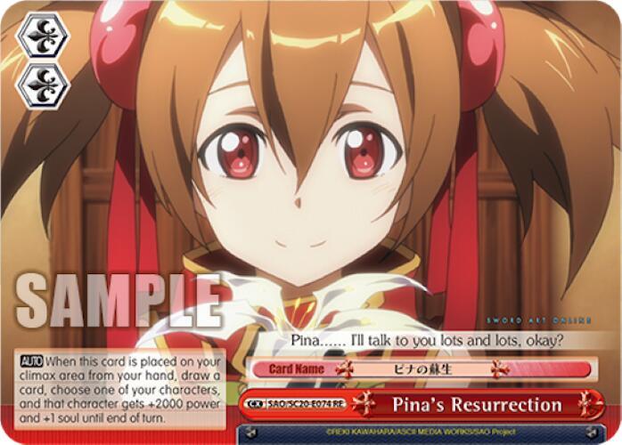 Pina's Resurrection [Sword Art Online Chronicle Set] - POKÉ JEUX