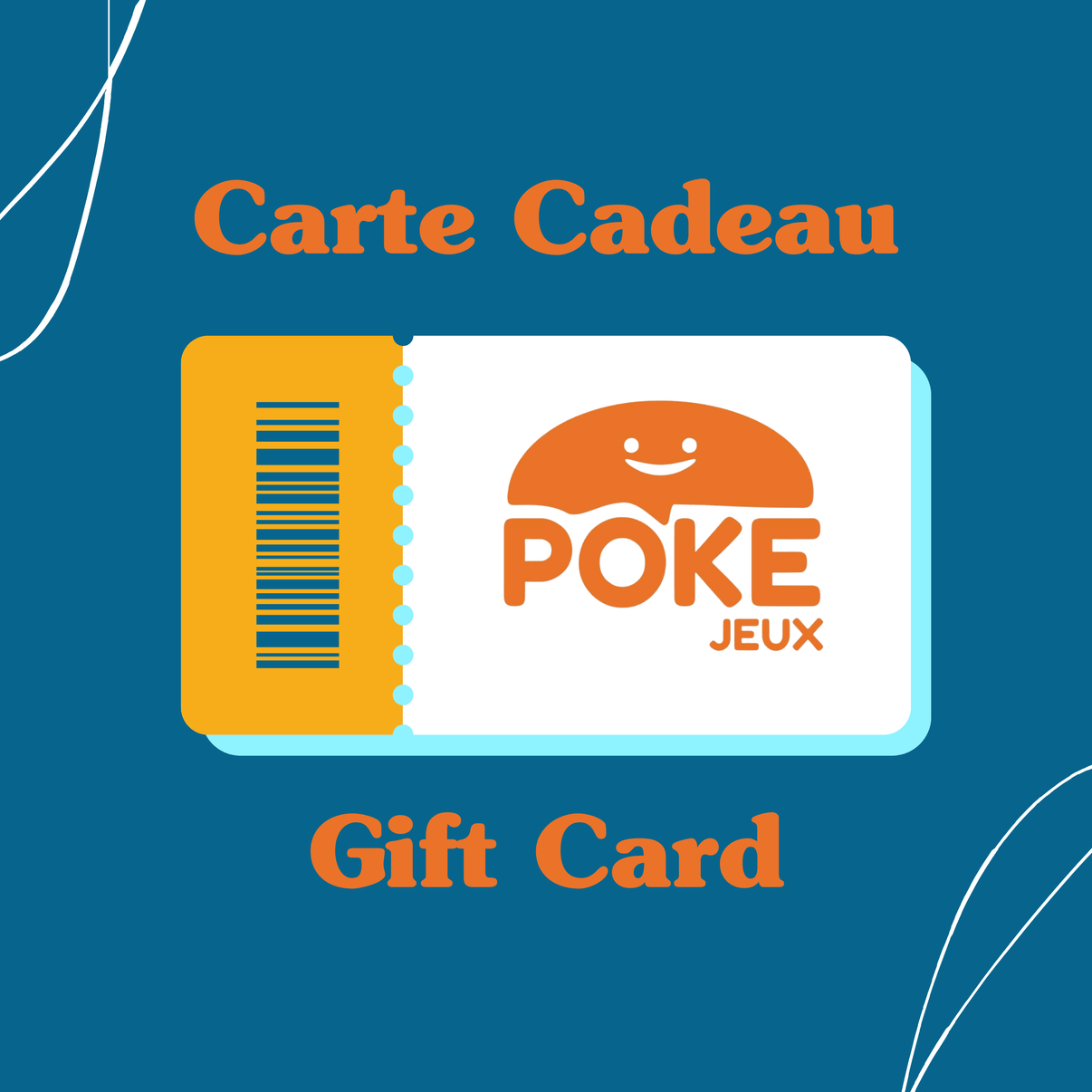 Poké Jeux Gift Cards - POKÉ JEUX