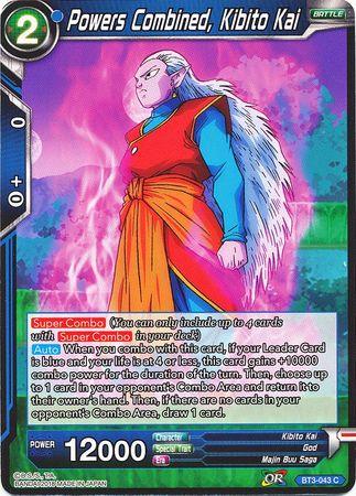 Powers Combined, Kibito Kai (BT3-043) [Cross Worlds] - POKÉ JEUX