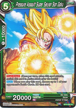 Pressure Assault Super Saiyan Son Goku (BT3-058) [Cross Worlds] - POKÉ JEUX