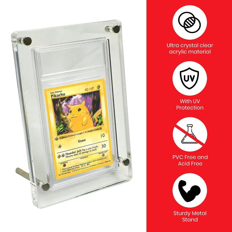 PSA Graded Card Stand Acrylic Protector 3.0MM (Pack of 1) - POKÉ JEUX