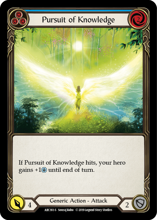 Pursuit of Knowledge [ARC161-S] (Arcane Rising) 1st Edition Rainbow Foil - POKÉ JEUX