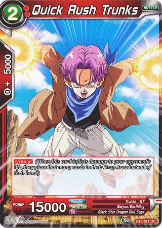 Quick Rush Trunks (BT3-011) [Cross Worlds] - POKÉ JEUX