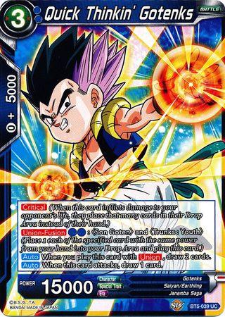 Quick Thinkin' Gotenks (BT5-039) [Miraculous Revival] - POKÉ JEUX