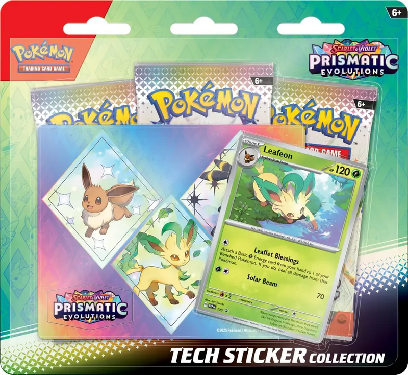 (PRE ORDER) POKEMON SV8.5 PRISMATIC EVOLUTIONS TECH STICKER COLLECTION