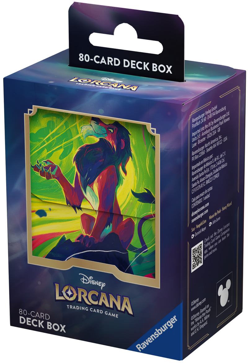 DISNEY LORCANA DECK BOX SET 6 SCAR