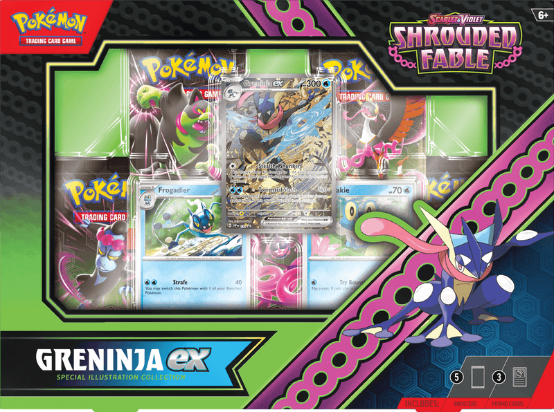 (PRE ORDER) POKEMON SV6.5 SHROUDED FABLE KINGDRA/GRENINJA EX SPECIAL ILLUSTRATION COLLECTION - POKÉ JEUX