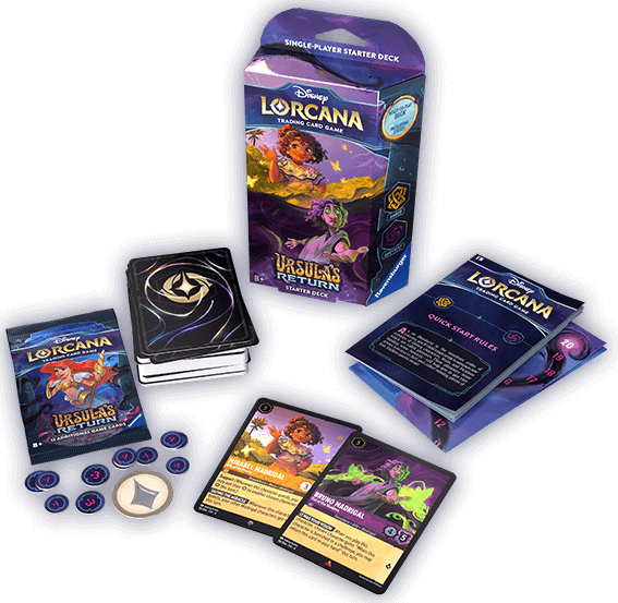 (PRE-ORDER) DISNEY LORCANA URSULAS RETURN STARTER DECK - POKÉ JEUX