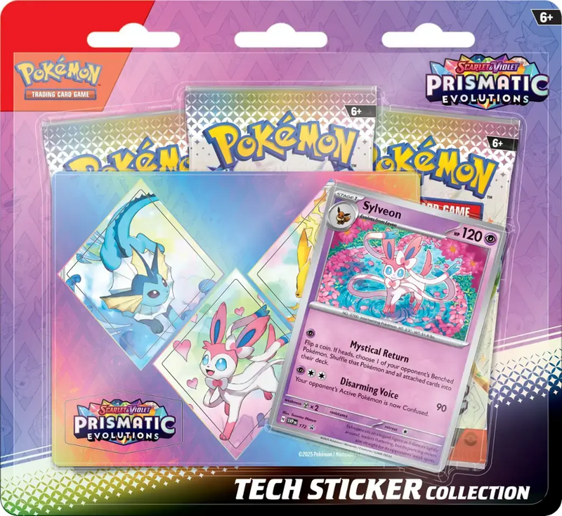 (PRE ORDER) POKEMON SV8.5 PRISMATIC EVOLUTIONS TECH STICKER COLLECTION