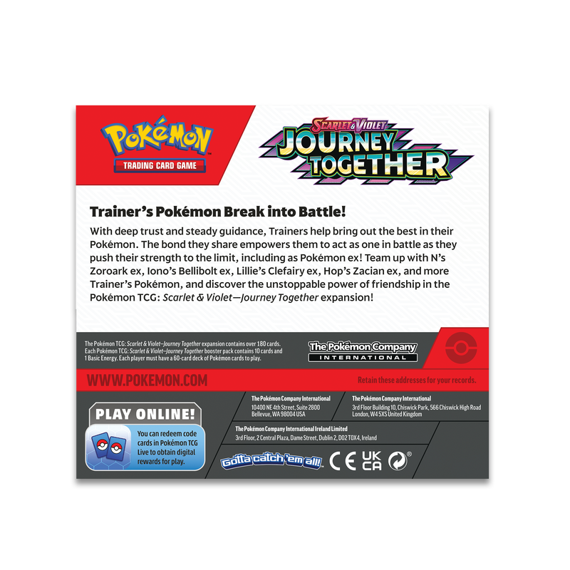 (PRE ORDER) POKEMON SV9 JOURNEY TOGETHER BOOSTER BOX