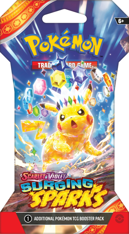 (PRE ORDER) SLEEVED POKEMON SV8 SURGING SPARKS PACK