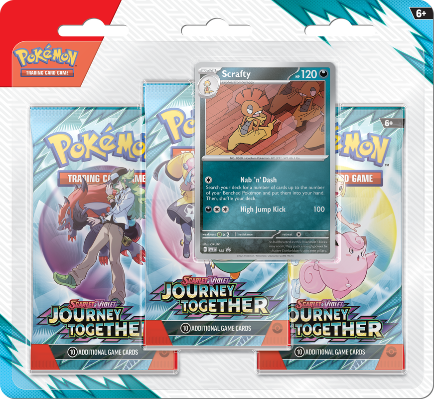 (PRE ORDER) POKEMON SV9 JOURNEY TOGETHER 3PK BLISTER