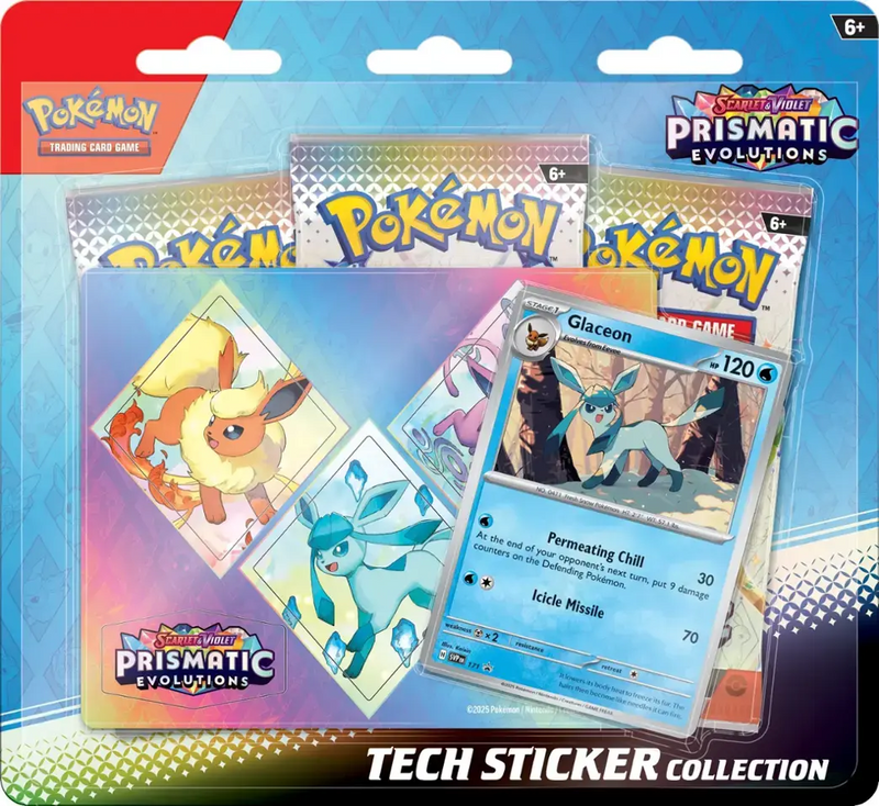 (PRE ORDER) POKEMON SV8.5 PRISMATIC EVOLUTIONS TECH STICKER COLLECTION