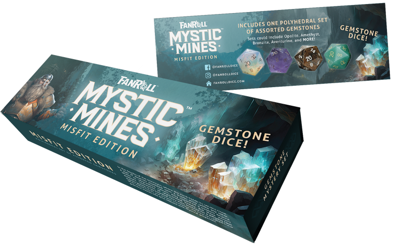 Misfit Gemstone mystic mines dice set