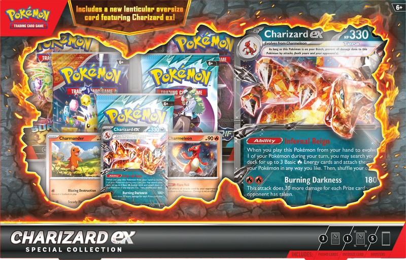 ( PRE ORDER )POKEMON CHARIZARD EX SPECIAL COLLECTION