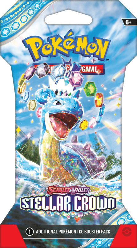 (PRE ORDER) SLEEVED POKEMON SV7 STELLAR CROWN PACK - POKÉ JEUX