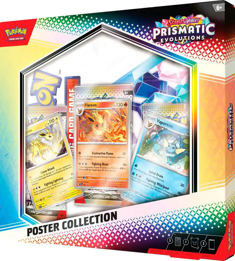 (PRE ORDER) POKEMON SV8.5 PRISMATIC EVOLUTIONS POSTER COLLECTION