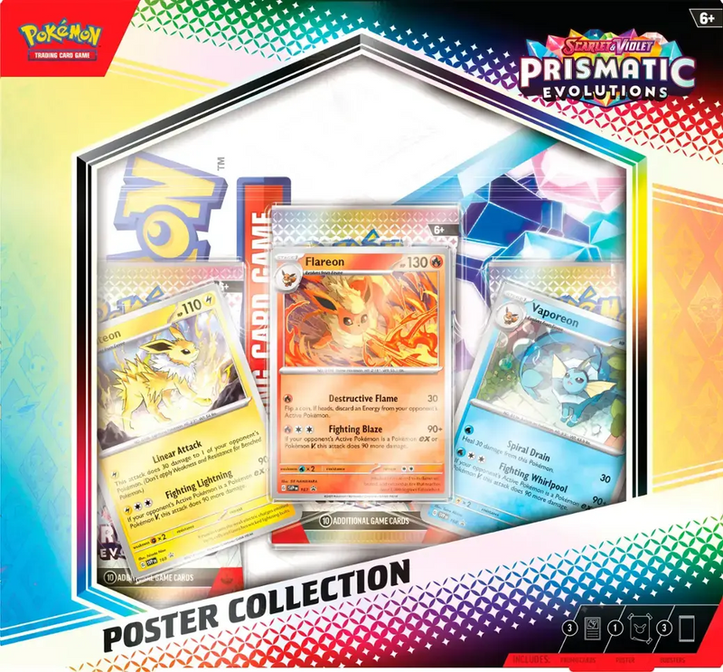 (PRE ORDER) POKEMON SV8.5 PRISMATIC EVOLUTIONS POSTER COLLECTION