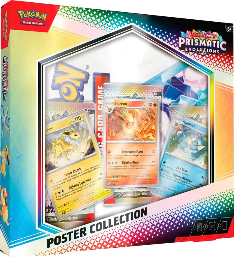 (PRE ORDER) POKEMON SV8.5 PRISMATIC EVOLUTIONS POSTER COLLECTION