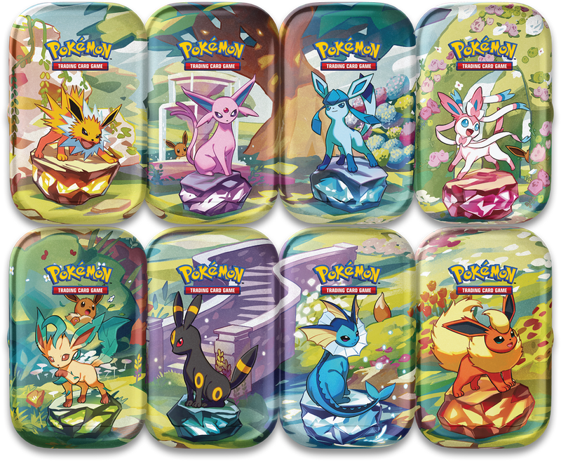 (PRE ORDER) POKEMON SV8.5 PRISMATIC EVOLUTIONS 8CT MINI TIN DISPLAY