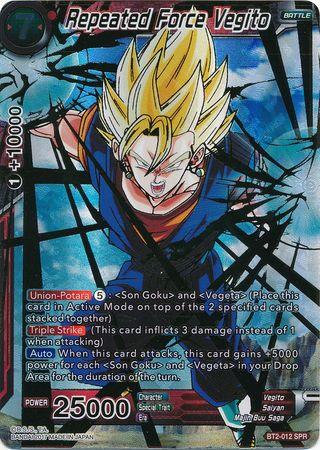 Repeated Force Vegito (SPR) (BT2-012) [Union Force] - POKÉ JEUX