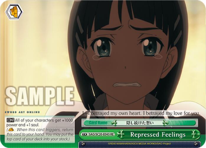 Repressed Feelings [Sword Art Online Chronicle Set] - POKÉ JEUX