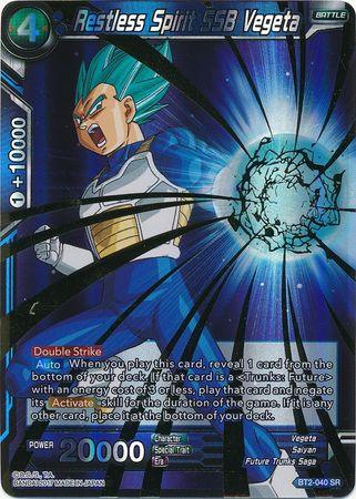 Restless Spirit SSB Vegeta (BT2-040) [Union Force] - POKÉ JEUX