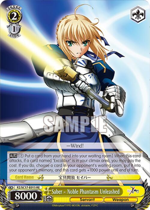 Saber - Noble Phantasm Unleashed [Fate/Zero Chronicle Set] - POKÉ JEUX