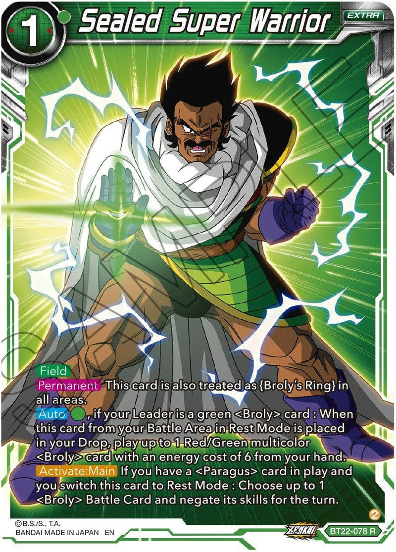 Sealed Super Warrior (BT22-078) [Critical Blow] - POKÉ JEUX