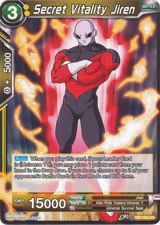 Secret Vitality Jiren (TB1-082) [The Tournament of Power] - POKÉ JEUX