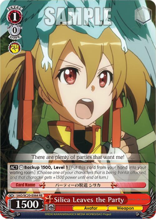 Silica Leaves the Party [Sword Art Online Chronicle Set] - POKÉ JEUX