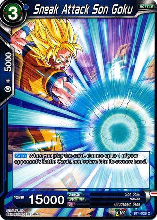 Sneak Attack Son Goku (BT4-026) [Colossal Warfare] - POKÉ JEUX