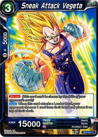 Sneak Attack Vegeta (BT4-031) [Colossal Warfare] - POKÉ JEUX