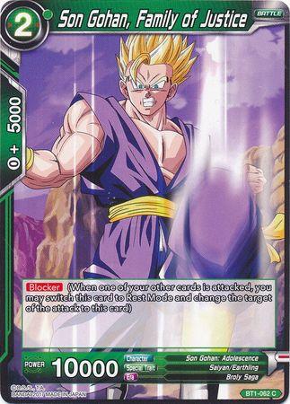 Son Gohan, Family of Justice (BT1-062) [Galactic Battle] - POKÉ JEUX