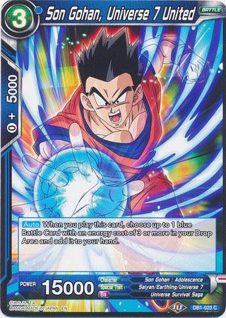 Son Gohan, Universe 7 United (DB1-023) [Dragon Brawl] - POKÉ JEUX